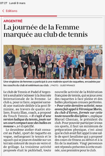 US Argentré Tennis Padel
