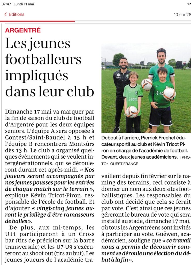 US Argentré Football